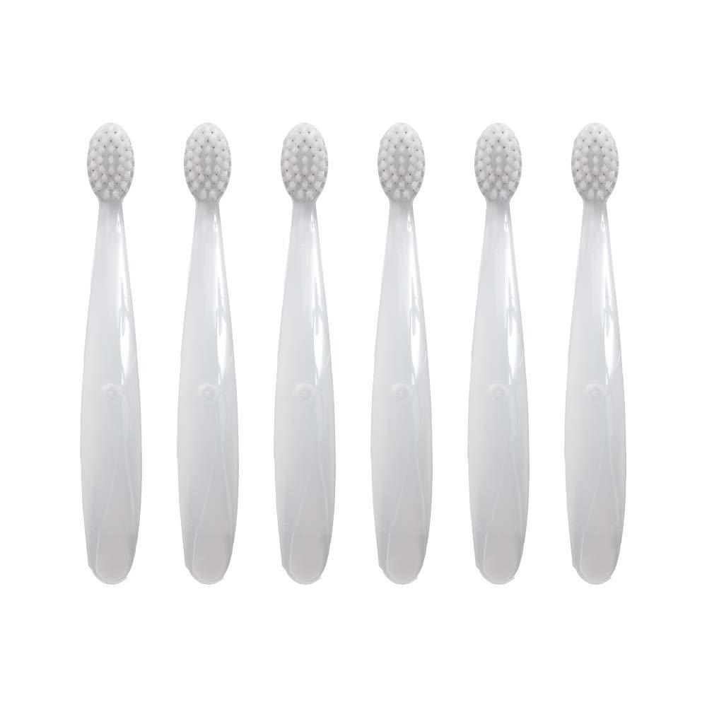 image:imageRADIUS Childrens Toothbrush Pure Brush Ultra Soft BPA Free and ADA Accepted Designed for Delicate Teeth and Gums for Kids Months and Up Clear Pack of 66 Count Pack of 1
