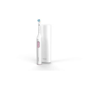 Jordan* ® | Clean Smile Electric Toothbrush for Adults | Rechargeable Toothbrush Electric with Quick Charge, Long-Lasting Battery, Pressure Sensor, 2 Speed Modes | Includes Travel Case | Pink Color