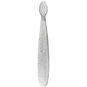 RADIUS Children’s Toothbrush, Totz Brush, Extra Soft Bristles, Green/Coral/Yellow, BPA Free & ADA Accepted, Designed for Delicate Teeth & Gums for Children 18 Months & Up, Pack of 3(Clear Sparkle)