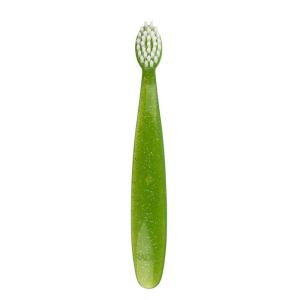 RADIUS Totz Toothbrush Extra Soft Brush BPA Free & ADA Accepted Designed for Delicate Teeth & Gums for Children 18 Months & Up – Green Sparkle – Pack of 1(Green)